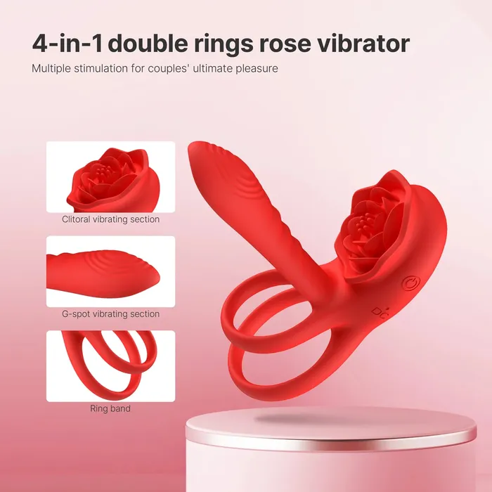 Candyhub Rose Ring Male Sex Toys