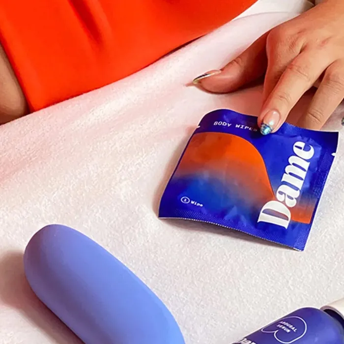 Dame Vibrators MultiPurpose Body Wipes Dame