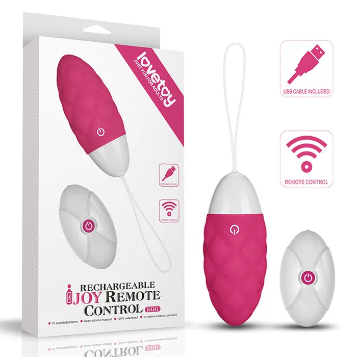 Lovetoy IJOY Rechargeable Remote Control Egg USB Rechargeable Egg with Remote Female Sex Toys Lovetoy IJOY Rechargeable Remote Control Egg USB Rechargeable Egg with Remote Female Sex Toys