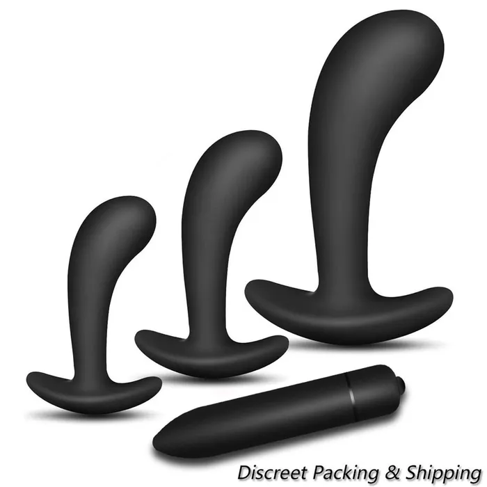 Morefeel Anal Butt Match 3 Piece Set For Beginners Gay Toy Butt Match Prostate Massager soniker Anal