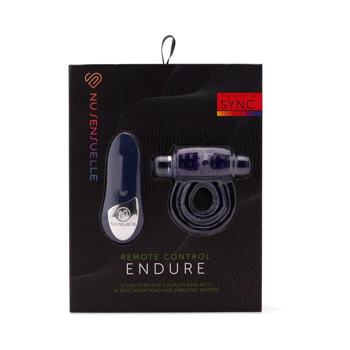 Nu Sensuelle Anal Nu Sensuelle Endure Remote Control Couples Ring Blue