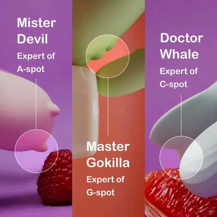 Pro2 UShaped Remote Egg Vibrator Monster Pub Female Sex Toys