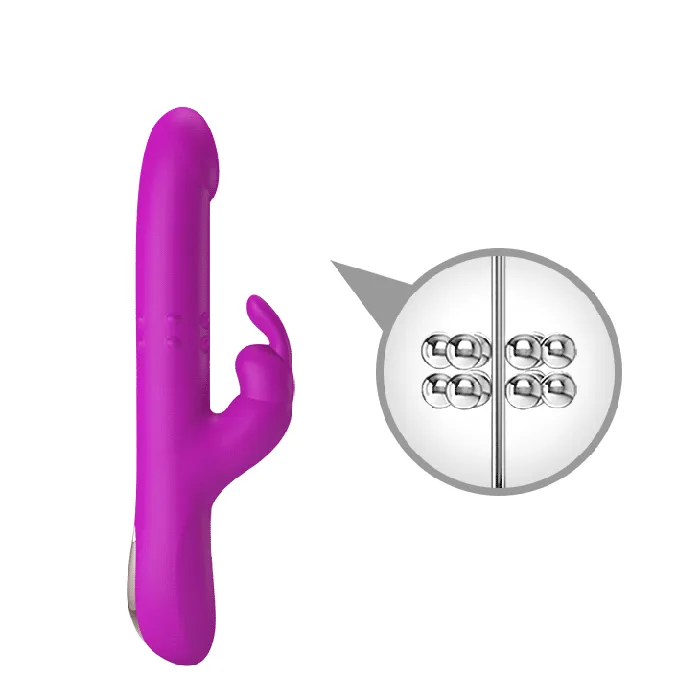 Reese Rotating and Thrusting Rabbit Vibrator Pretty Love Pretty Love Vibrators