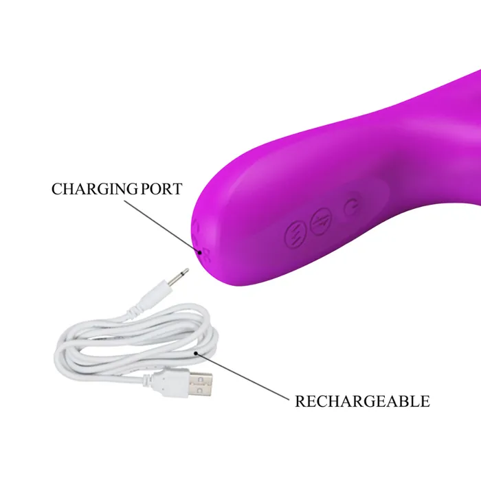 Reese Rotating and Thrusting Rabbit Vibrator Pretty Love Pretty Love Vibrators
