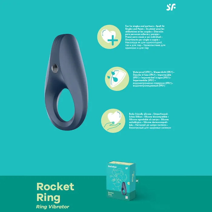 Satisfyer Rocket Ring Vibrating Cock Ring Satisfyer Couples