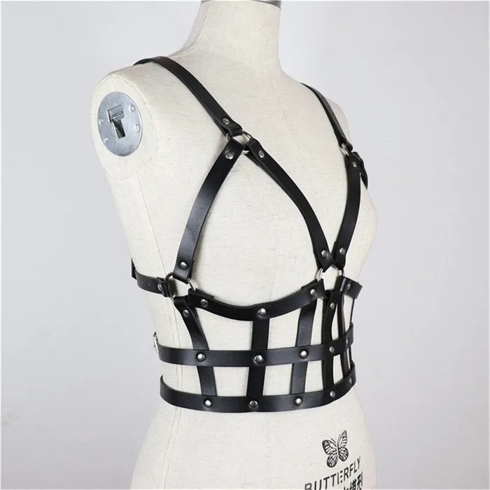 soniker Female Sex Toys BDSM Leather Harness Bondage Women Lingerie Belt Harness Erotic