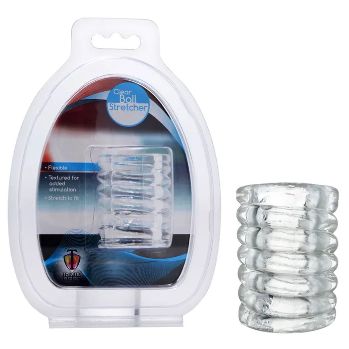 Trinity Spiral Ball Stretcher Ball Stretcher Ring XR Brands Male Sex Toys