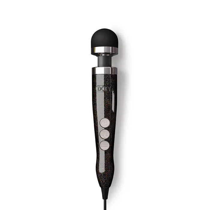 Vibrators Doxy Doxy Die Cast 3 Compact Wand Vibrator Disco Black