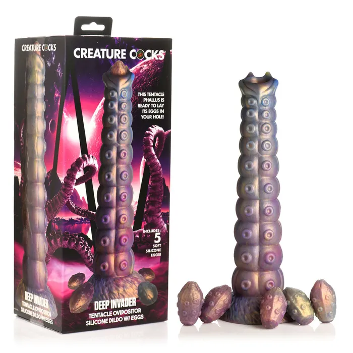 XR Brands Creature Cocks Deep Invader MultiColoured 229 cm Ovipositor Fantasy Dildo Dildos XR Brands Creature Cocks Deep Invader MultiColoured 229 cm Ovipositor Fantasy Dildo Dildos