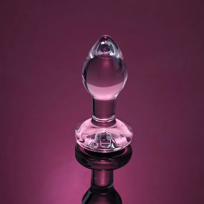 Anal Adam Eve Adam Eve PINK GEM GLASS PLUG SMALL Anal Adam Eve Adam Eve PINK GEM GLASS PLUG SMALL
