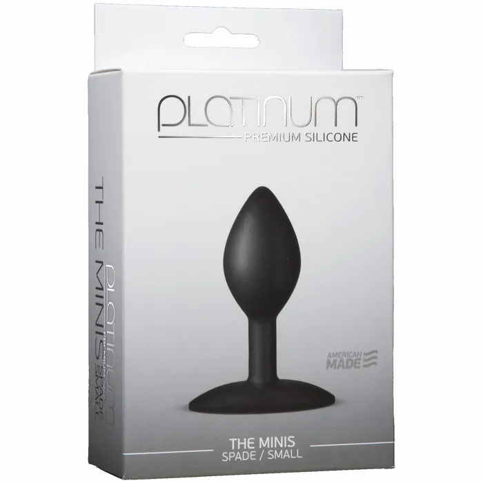 Anal Doc Johnson Novelties Platinum Minis Spade Small Black