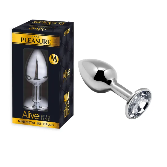 Anal MINI METAL BUTT PLUG ANAL PLEASURE WHITE M Vibrant Vibes Australia Quality Sex Toys Great Prices Anal MINI METAL BUTT PLUG ANAL PLEASURE WHITE M Vibrant Vibes Australia Quality Sex Toys Great Prices