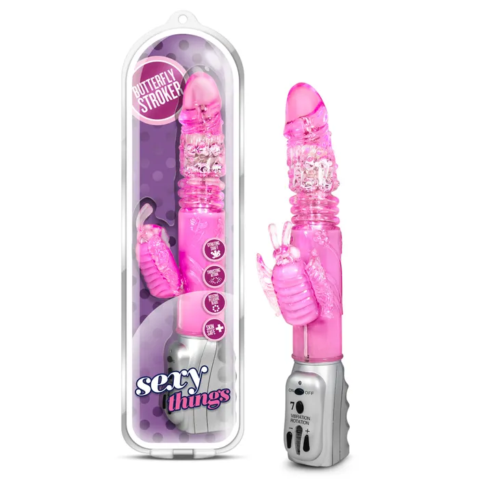 Blush Novelties Butterfly Stroker Pink Male Sex Toys