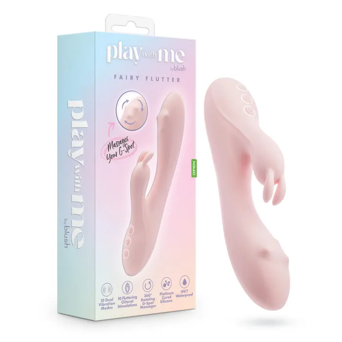Blush Novelties Female Sex Toys Play With Me Fairy Flutter 197 cm USB Rechargeable Rabbit Vibrator Blush Novelties Female Sex Toys Play With Me Fairy Flutter 197 cm USB Rechargeable Rabbit Vibrator