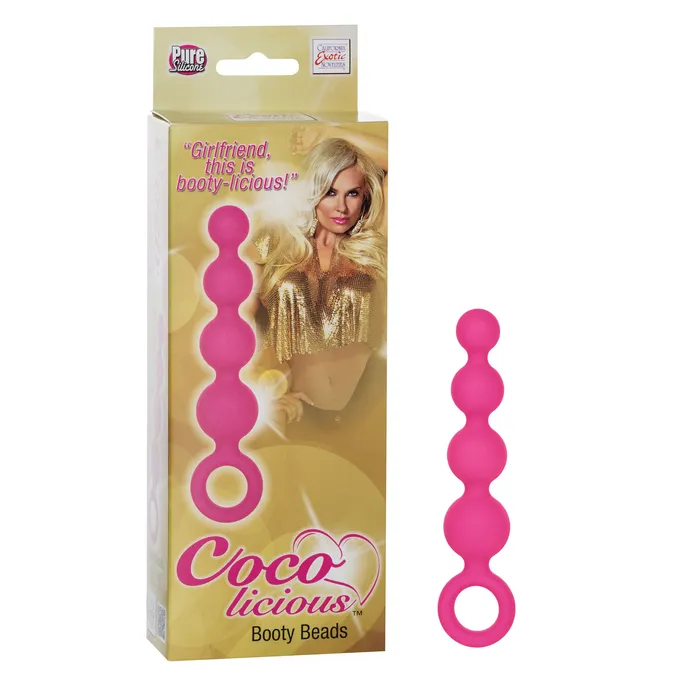 California Exotic Novelties Coco Licious Booty Beads Pink Anal