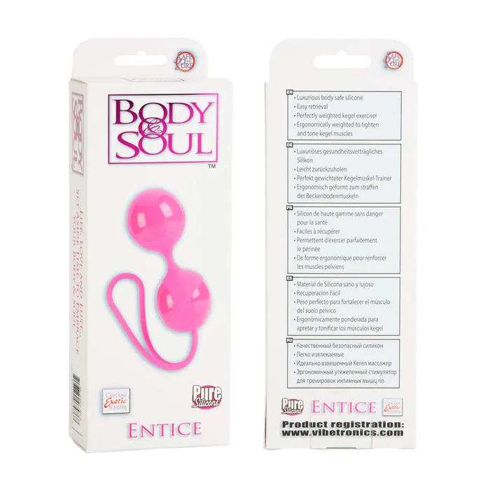 California Exotic Novelties Vibrators Body Soul Entice Pink