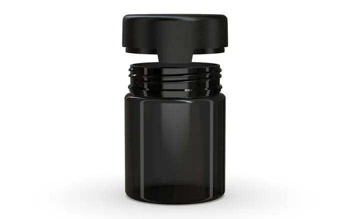 Chubby Gorilla 550CC185FLOZ550ML Aviator CR XL Container With Inner Seal Tamper Translucent BlackOpaque Black Lid Chubby Gorilla Anal