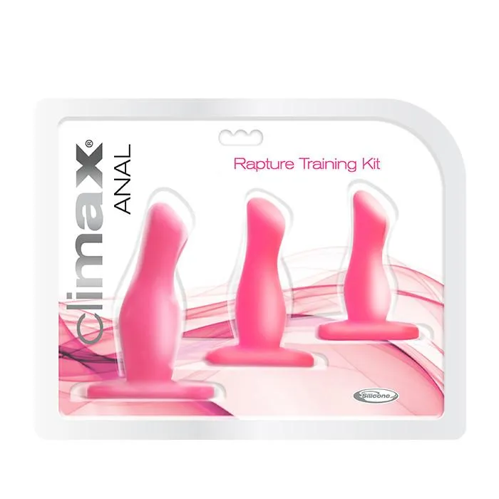 Climax Anal Rapture Training Kit Deep Pink Topco Anal