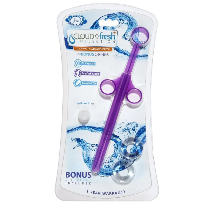 Cloud 9 Fresh Premium XL Lube Applicator With 2 Bonus CRings Cloud 9 Novelties Male Sex Toys