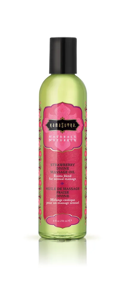 Couples Kama Sutra Naturals Massage Oil Strawberry