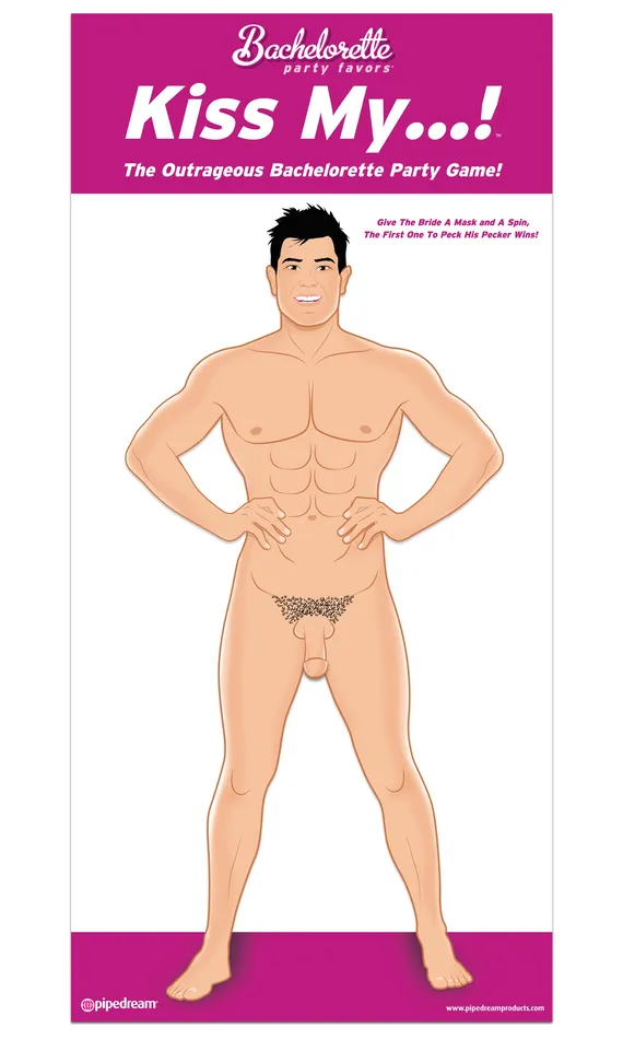 Couples Pipedream Products Bachelorette Kiss My Party Game