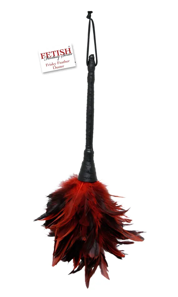 Couples Pipedream Products Fetish Fantasy Frisky Feather Duster Red