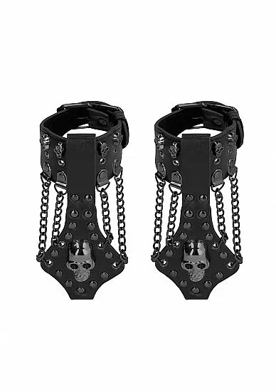 Couples SHOTS AMERICA Ouch Skulls Bones Handcuffs With Skulls Chains Black Couples SHOTS AMERICA Ouch Skulls Bones Handcuffs With Skulls Chains Black