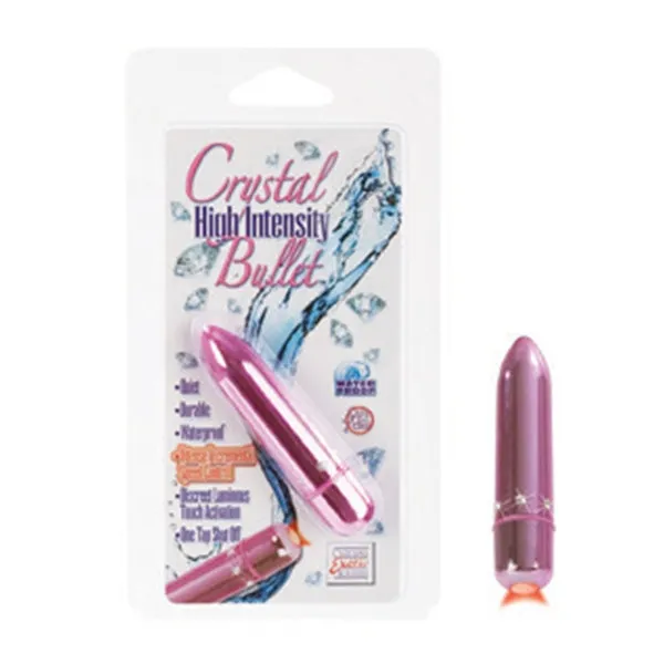 Crystal High Intensity Bullet Pink California Exotic Novelties Vibrators