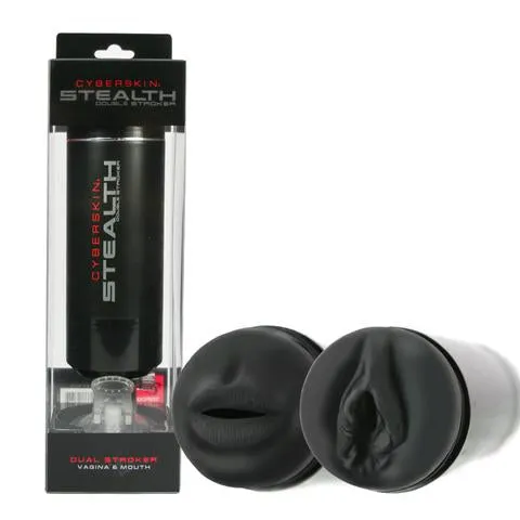 Cyberskin Stealth Double Stroker Vagina Mouth Topco Male Sex Toys