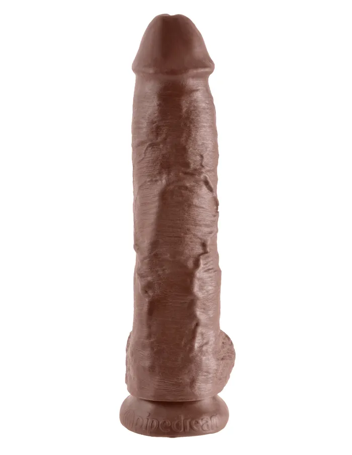 Dildos King Cock 10in Cock WBalls Brown Pipedream Products Dildos King Cock 10in Cock WBalls Brown Pipedream Products