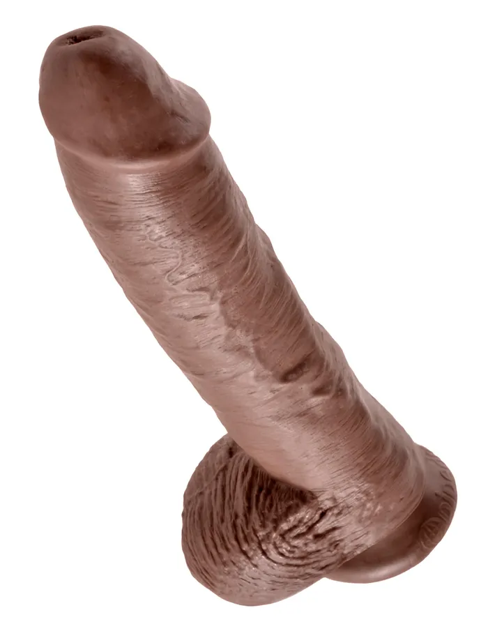 Dildos King Cock 10in Cock WBalls Brown Pipedream Products Dildos King Cock 10in Cock WBalls Brown Pipedream Products