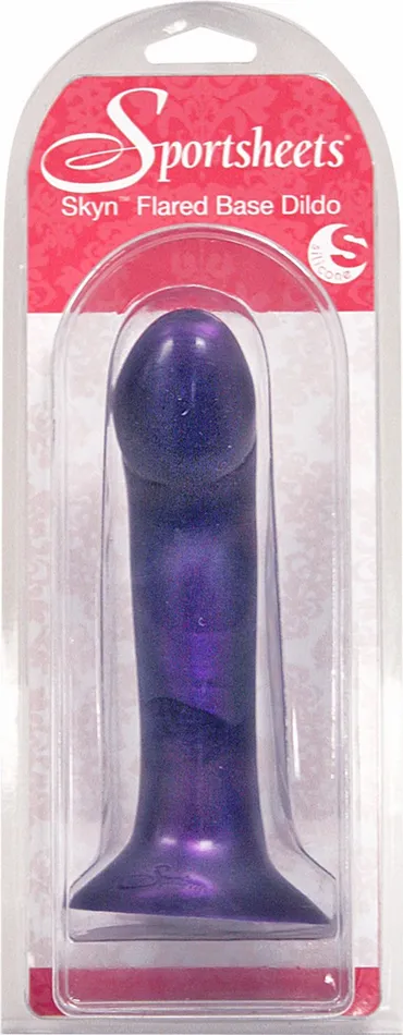 Dildos Sport Sheets Skyn Silicone Dildo Violet Pearl