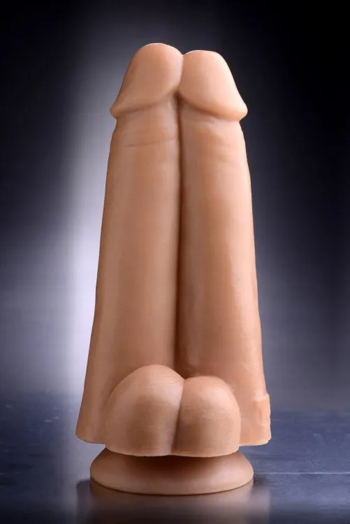 Dildos XR Brands Tom of Finland Dual Dicks Double Dildo
