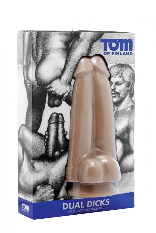 Dildos XR Brands Tom of Finland Dual Dicks Double Dildo