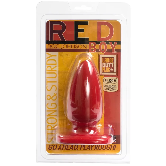 Doc Johnson Novelties Anal Red Boy Large Butt Plug 5in 