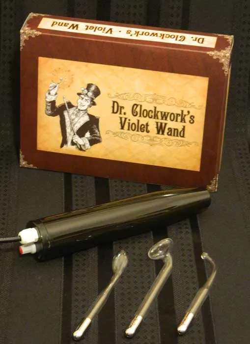 Dr Clockwork Violet Wand Kit Purple Electrode Dr Clockworks Vibrators