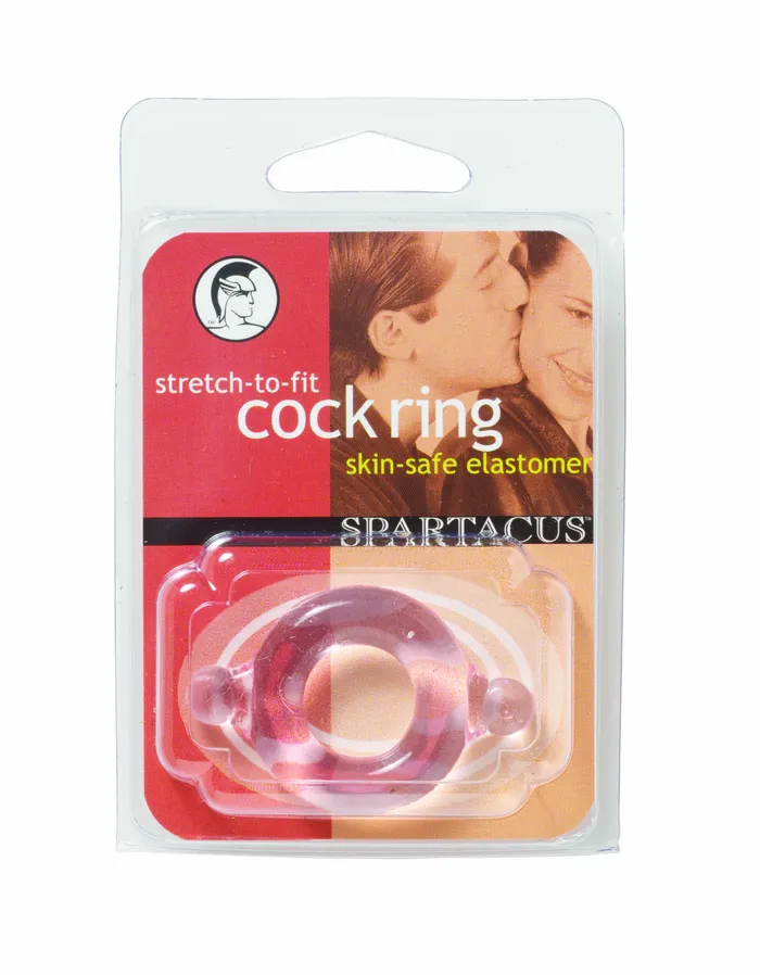 Elastomer Cock Ring Pink Spartacus Male Sex Toys