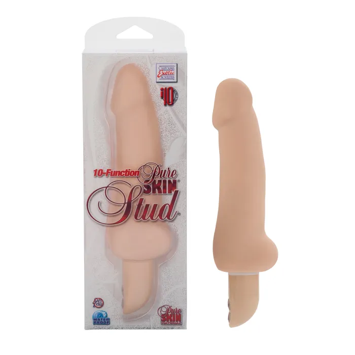 Female Sex Toys California Exotic Novelties Pureskin Stud 10 Function Ivory