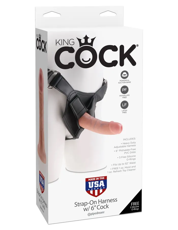 Female Sex Toys Pipedream Products King Cock Strap On Harness With 6 Cock Flesh Female Sex Toys Pipedream Products King Cock Strap On Harness With 6 Cock Flesh