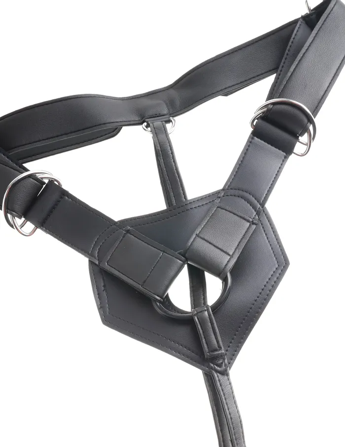 Female Sex Toys Pipedream Products King Cock Strap On Harness With 6 Cock Flesh 