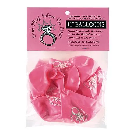 Final Fling Before The Ring Balloons Georges Funfactory Male Sex Toys