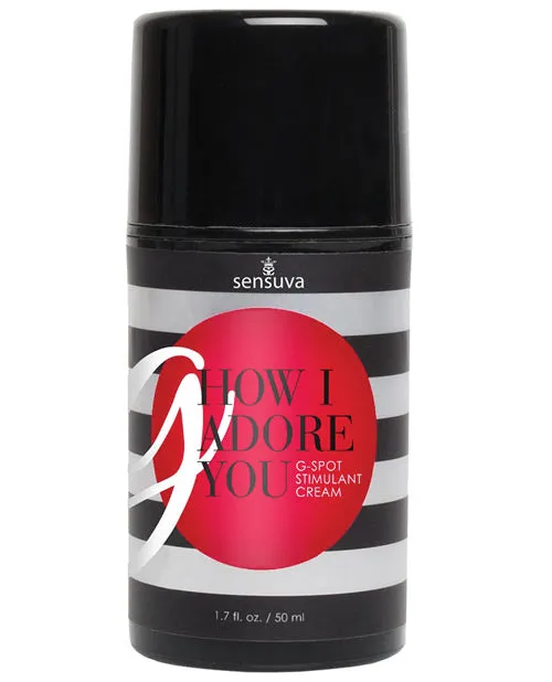 G How I Adore You 17 Oz Sensuva Vibrators