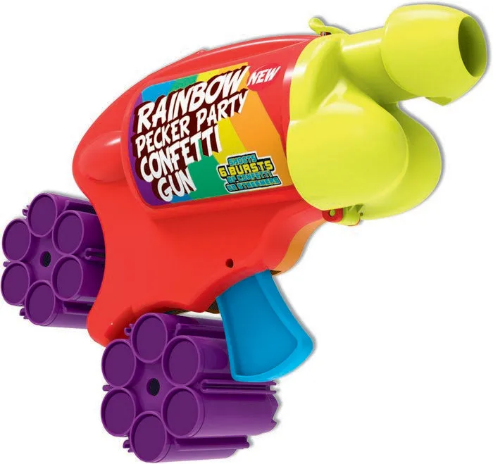 HOTT Products Anal Rainbow Pecker Confetti Gun
