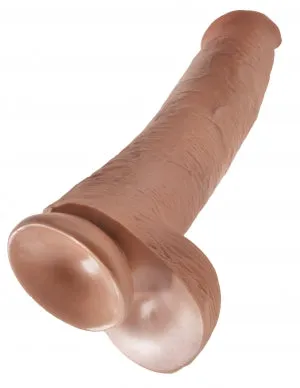 King Cock 15 Cock WBalls Tan Pipedream Products Dildos