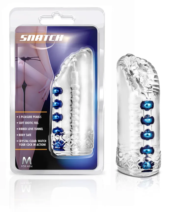 M For Men Snatch Clear Blush Novelties Anal