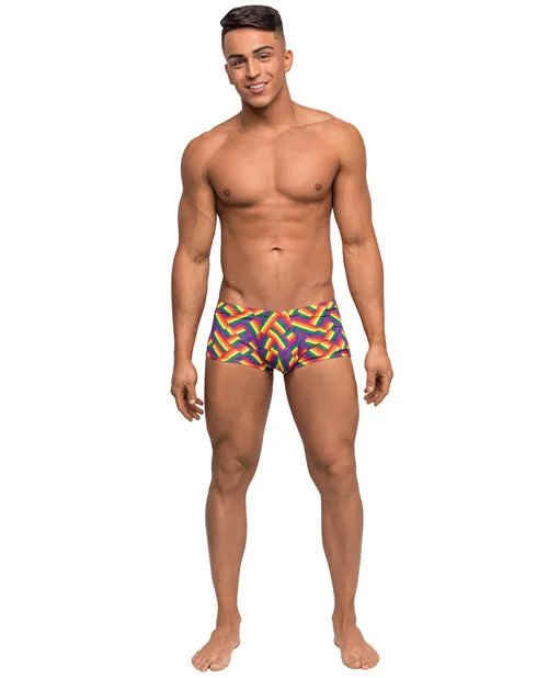 Male Power Lingerie Female Sex Toys Mini Short Pride Fest Print Small Male Power Lingerie Female Sex Toys Mini Short Pride Fest Print Small