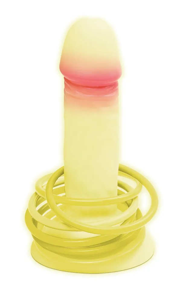Male Sex Toys Pipedream Products Bachelorette Pecker Ring Toss Glow In The Dark