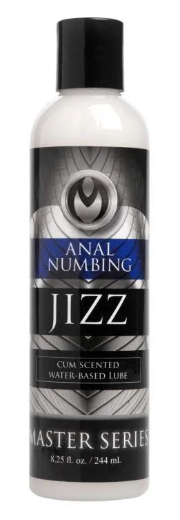 Male Sex Toys XR Brands Master Series Jizz Anal Desensitizing Lube 8 Oz