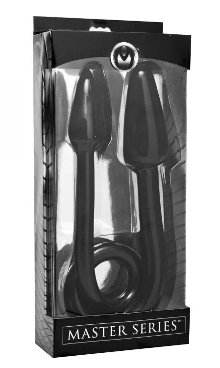 Master Series Ravens Tail Dual Anal Plug XR Brands Male Sex Toys