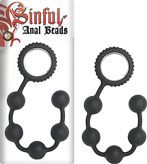 Nasstoys Anal Sinful Anal Beads Black